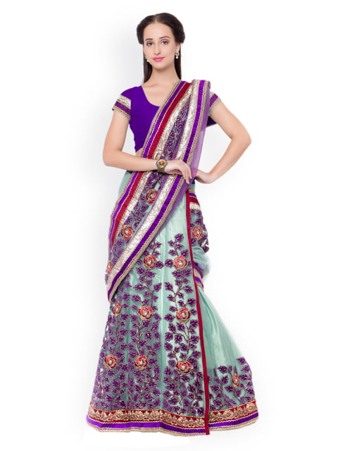 saree for hourglass shape