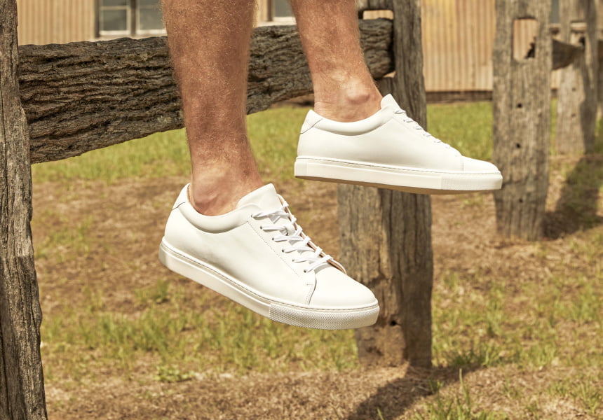 17. RM Williams White Sneakers