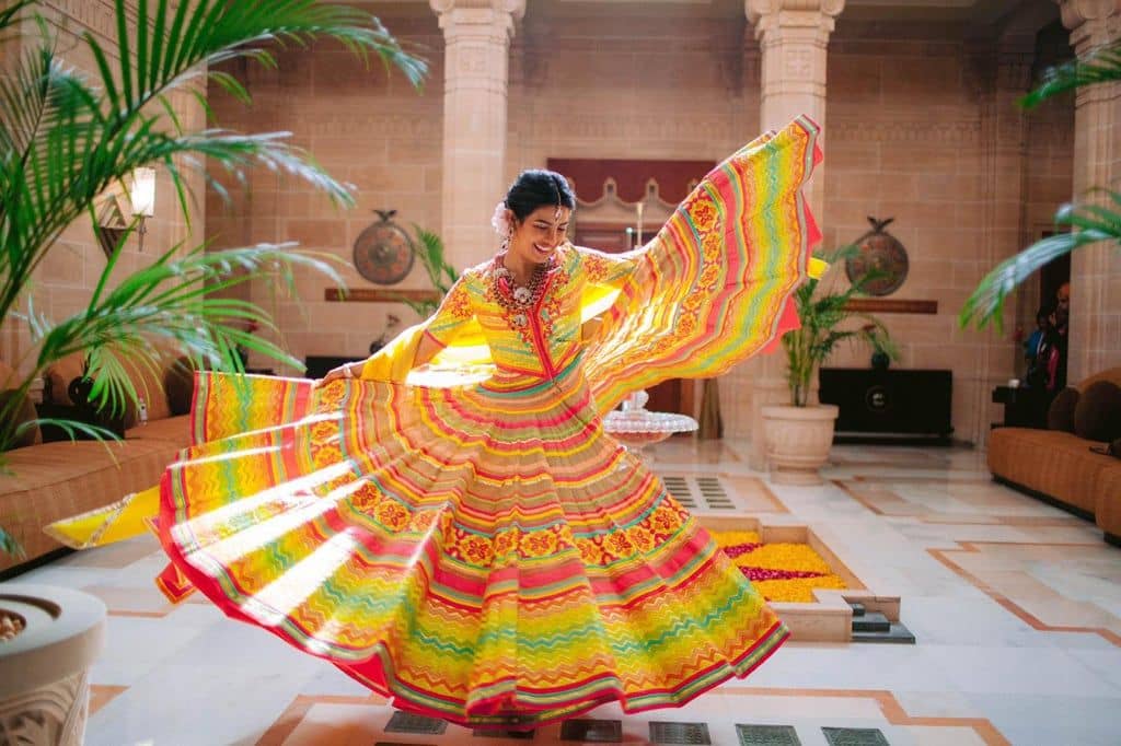 A Colourful Affair for Her Mehendi Ceremony