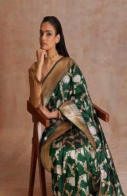 Jangla Banarasi Saree