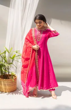 Asymmetric Anarkali Dress