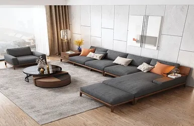 Black Sofa Set