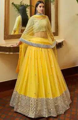 Front Open Drape Dupatta