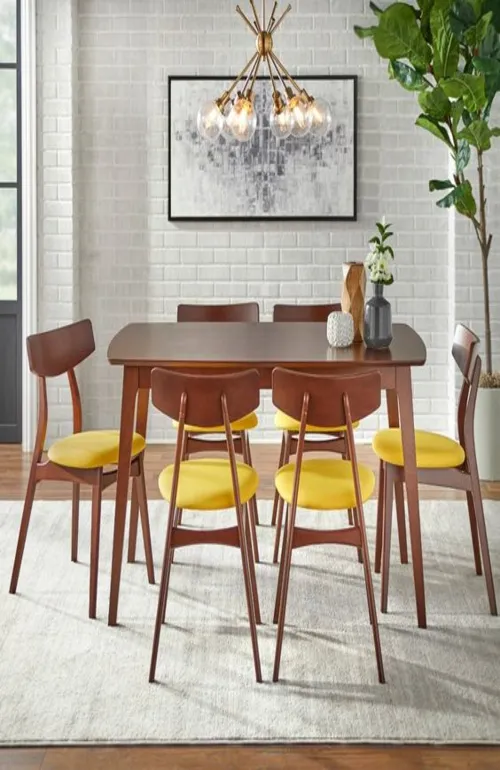 Tapered Base Dining Table