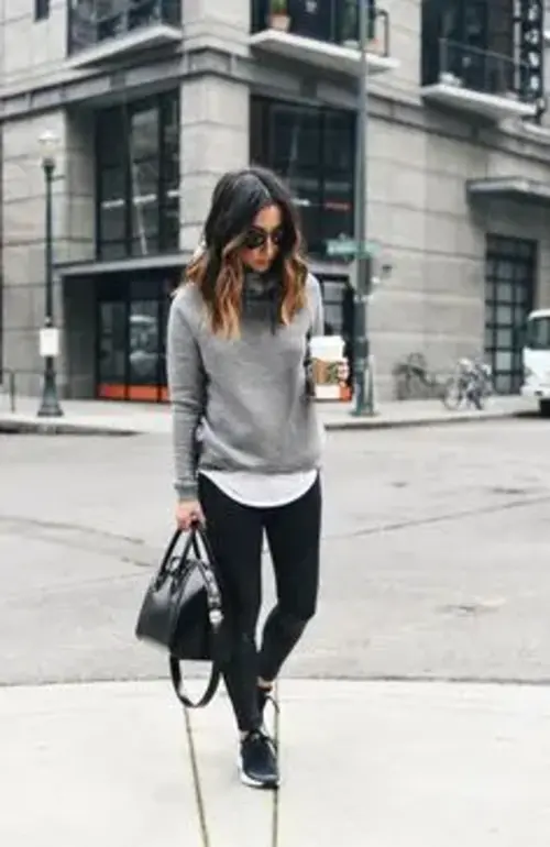 women wearing black athleisure outfit - Latest Fashion Trends For Women
