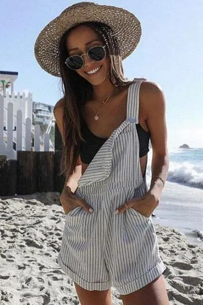 Striped Beach Outfit
