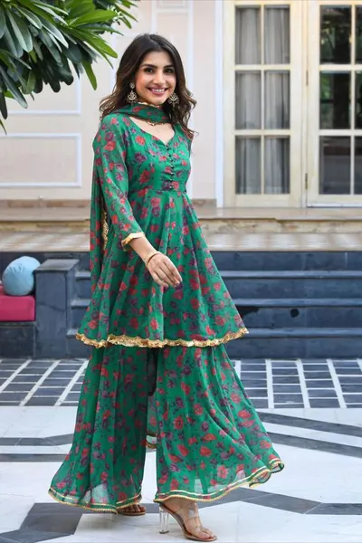 Women's Floral Print Salwar Suit