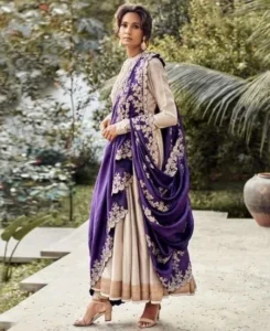 Single Dupatta Draping Styles