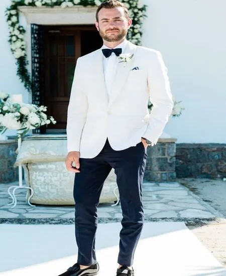 White Blazers For Wedding