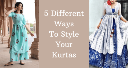5 different ways to style your kurtas-min